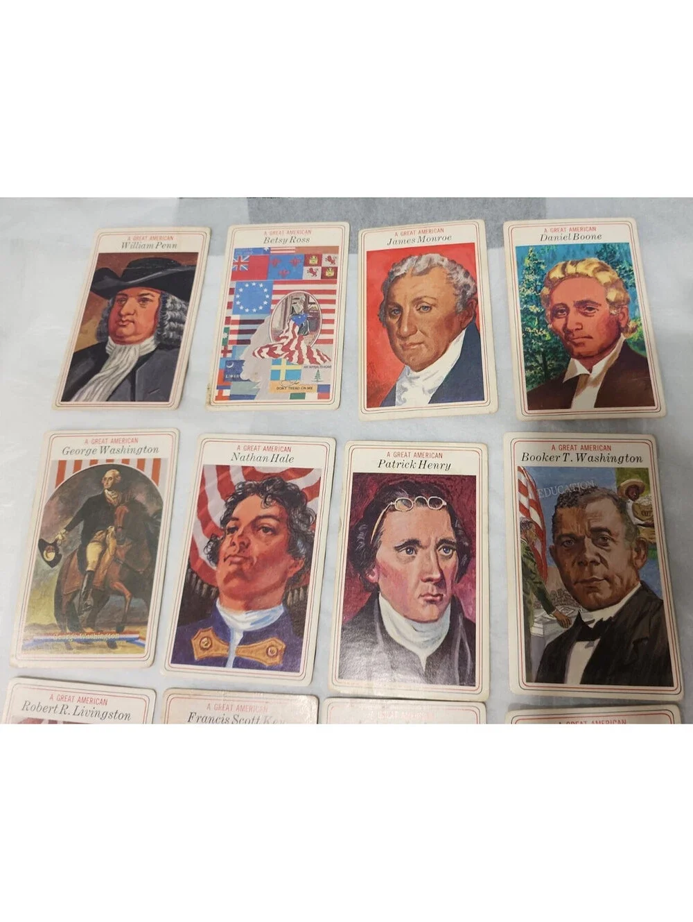 Vintage 1975 Big Boy Restaurant A Great American Trading Cards Lot Of 16 History